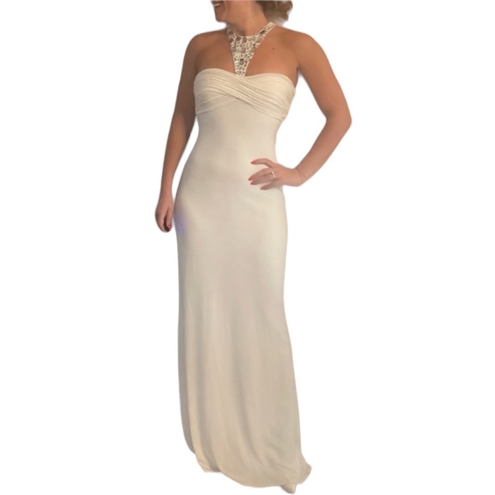 Jovani Gown White
